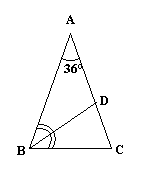Probl�me: triangles d\'or