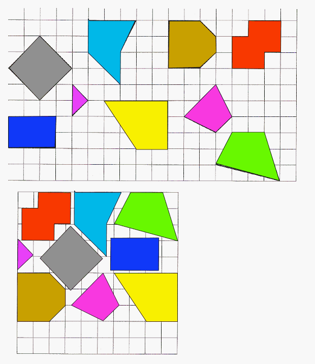 Le plus possible de polygones