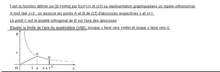 Exercice premi�re S : LIMITES (exo hyper int�r�ssant)