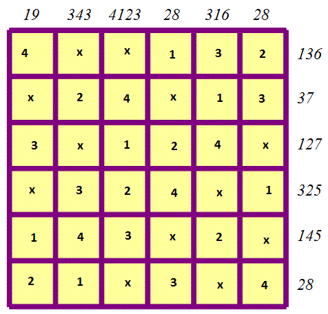 Enigmo 211 : jeu de grille