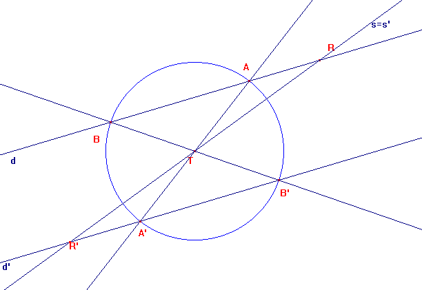 symétrie central avec une règle non gradué