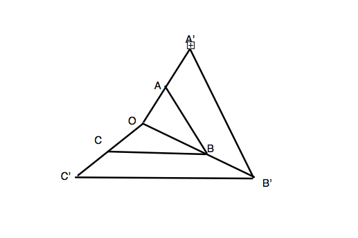 Thalès: Démontrer que les droites (AC) et (A\'C\') sont parallèles