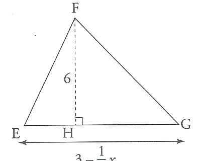 un rectangle et un triangle de même aire