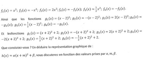 tracer une courbe représentative de fonction