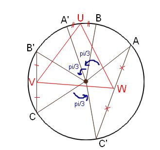 Un triangle quilatral - Utilisation des nombres complexes
