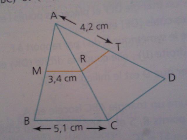 Theoreme de tales sur un triangle