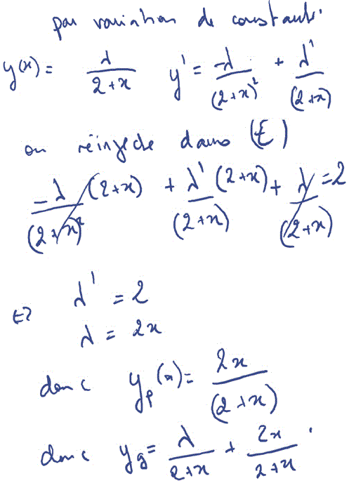 �quation diff�rentielle