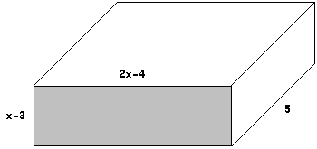 \'x\' et le parall�l�pip�de rectangle