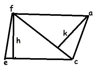 diagonale parral�logramme