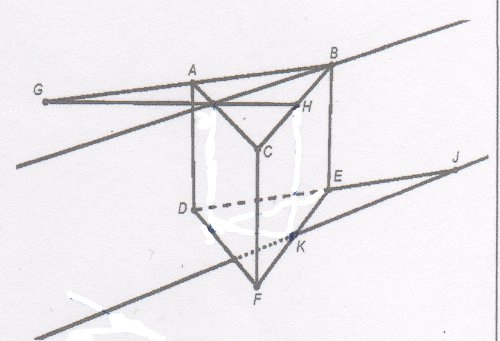 Prisme droit  base triangulaire