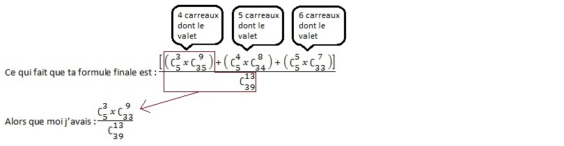 Probabilit�s jeu de cartes