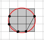 Enigmo 258 : Pentagone inscrit