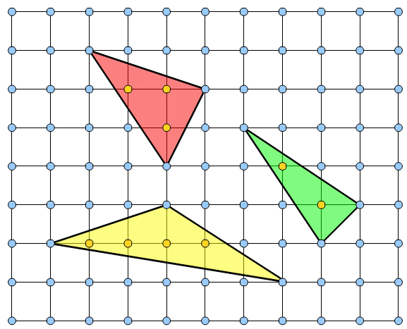 Enigmo 261 : Quatre points non aligns dans un triangle
