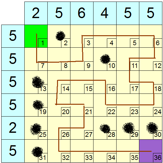 Enigmo 262 : jeu de grille