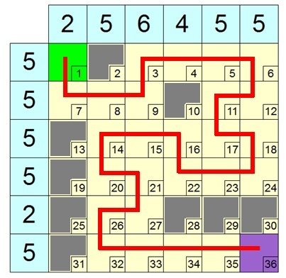 Enigmo 262 : jeu de grille