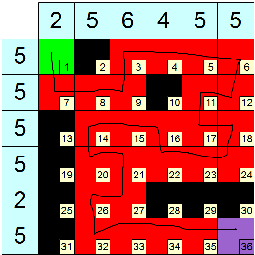 Enigmo 262 : jeu de grille