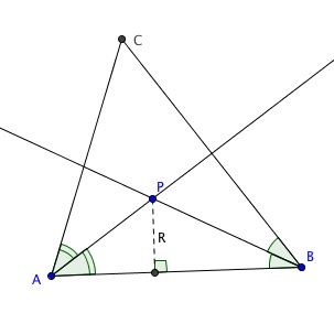 cercle inscrit dans un triangle