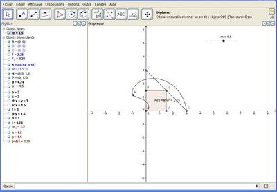 exercice sur geogebra : exercice de mathématiques de seconde - 496698