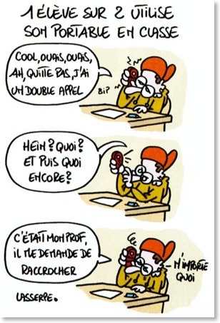 Joute n�85 : Les portables en classe 