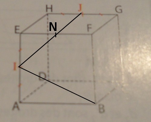 Point d\'intersection d\'une droite et d\'un plan
