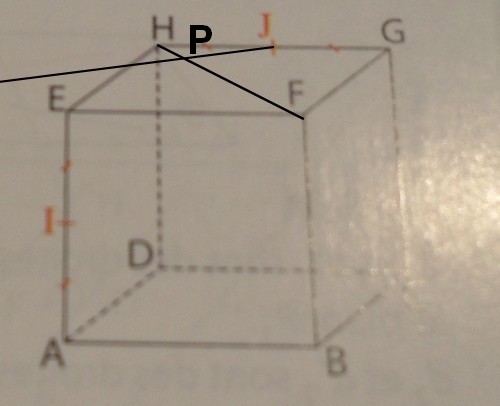 Point d\'intersection d\'une droite et d\'un plan