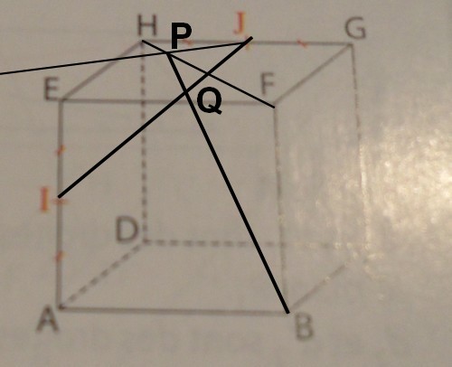 Point d\'intersection d\'une droite et d\'un plan