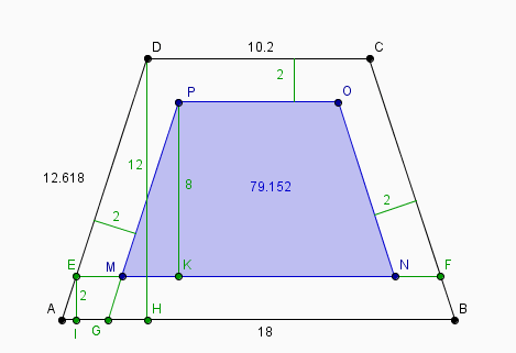 Aire d\'un trap�ze dans un autre trap�ze ??