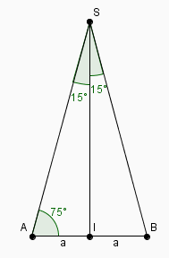 SABCD une pyramide régulière et la base est le carré de côt