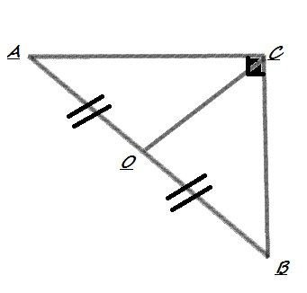Cercle circonscrit  d\'un triangle rectangle