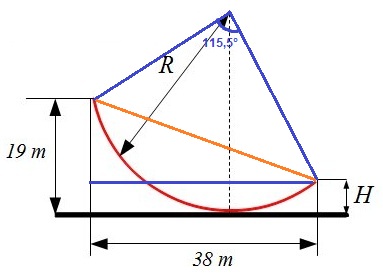 Enigmo 292 : L\'arc de 115,5�