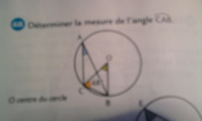 D�terminer la mesure de l\'angle CAB