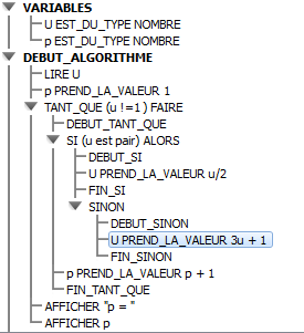 Probleme sur algobox