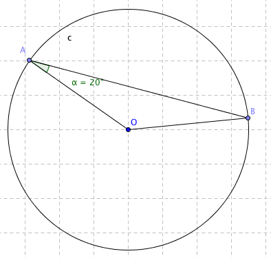 Mesure angle sur cercle