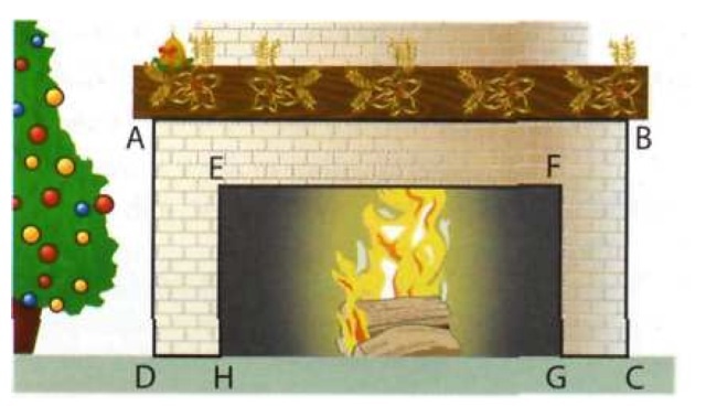 Une cheminée est représentée par le rectangle abcd correction