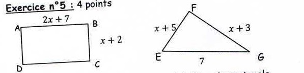 Exprimer le primtre d\'une figure en fonction de x.