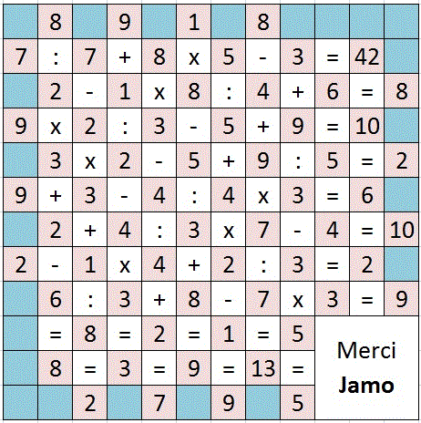 Enigmo 304 : Kalkudo