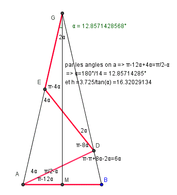 Enigmo 309 : La tour isoc�le