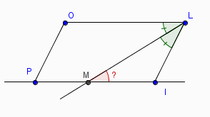 parall�logramme coup� parbissectrice= isoc�le,comment d�mon