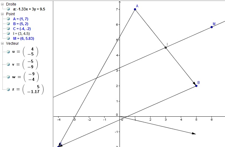 Probleme sur les vecteurs seconde
