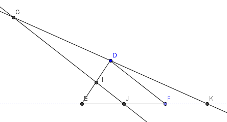 milieux d\'un triangle