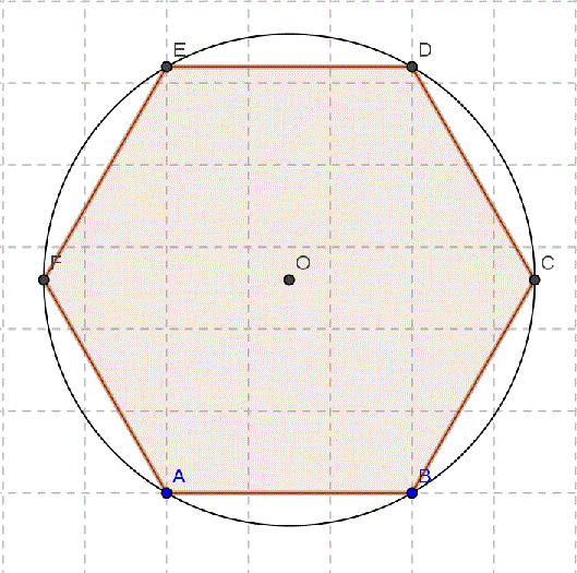 hexagone cercle et calcul d angles