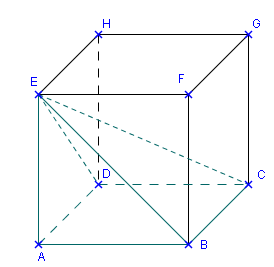 Exo DM Pyramide dans un cube