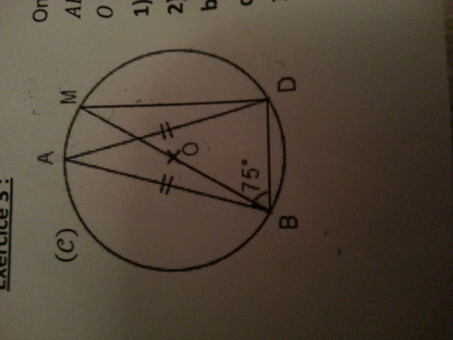 Angles inscrits, angles au centre.