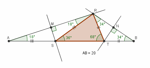 Construction d\'un triangle avec le primtre et les angles