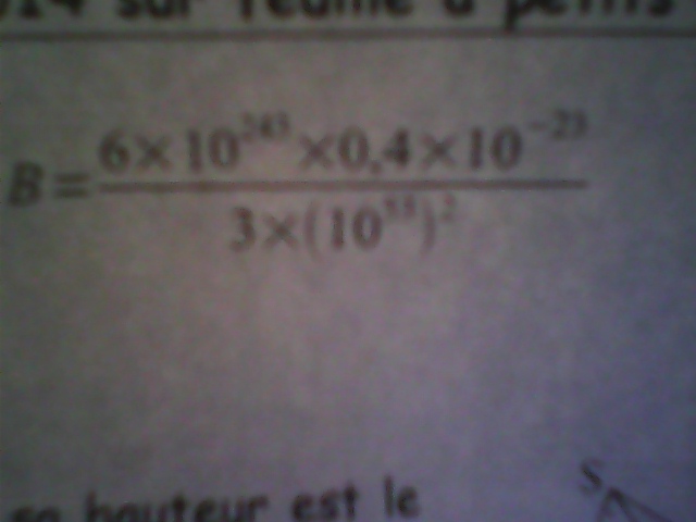 devoir de maths