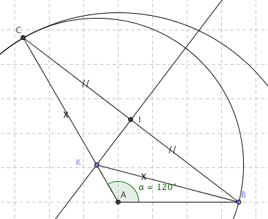 triangle et mediatrice