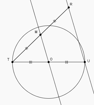 EXO: Triangle inscrit dans un cercle et parallles