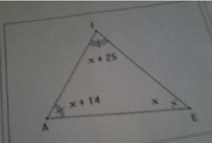Triangles exercice