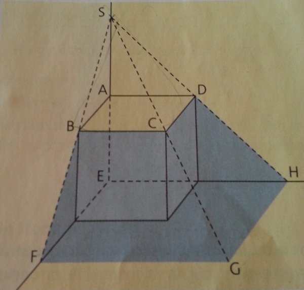Ombre d\'un cube 