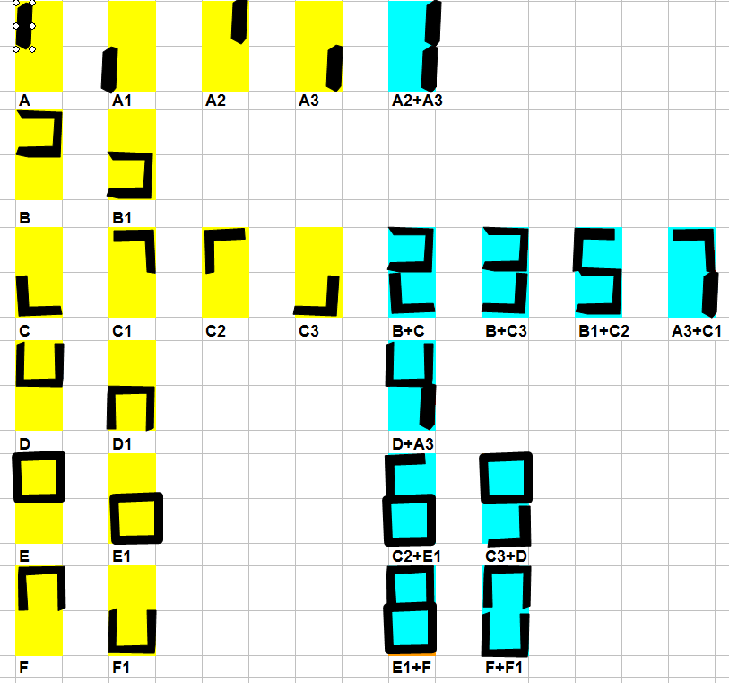 Joute n�155 : Plaques et segments 
